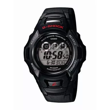 G-Shock - G-Shock Atomic Digital Sports Watch Black Case