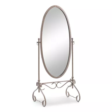 image of Kellam Oval Cheval Mirror with sku:lfxs1139-linon