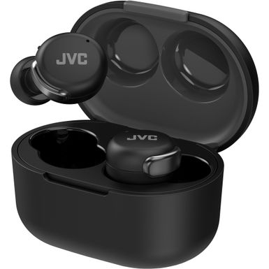 Front Zoom. JVC - True Wireless Noise Canceling Headphones - Black