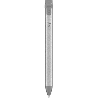 image of Logitech - Crayon Digital Pencil for Select Apple iPad Tablets - Mid Gray with sku:bb21713644-6452837-bestbuy-logitech
