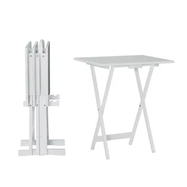 image of Grigor 5Pc Tray Tables White with sku:pfxs1704-linon