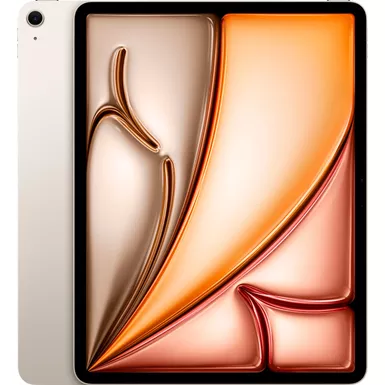 image of Apple - 13-inch iPad Air M2 chip Wi-Fi 128GB - Starlight with sku:mv293ll/a-streamline
