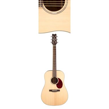 image of Jasmine JD37CE Cutaway Dreadnought Acoustic Guitar with sku:jas--jd37cenat-guitarfactory
