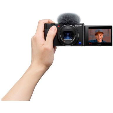 Alt View Zoom 12. Sony - ZV-1 20.1-Megapixel Digital Camera for Content Creators and Vloggers - Black