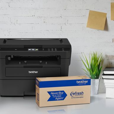Alt View Zoom 16. Brother - HL-L2395DW Wireless Black-and-White All-In-One Refresh Subscription Eligible Laser Printer - Gray