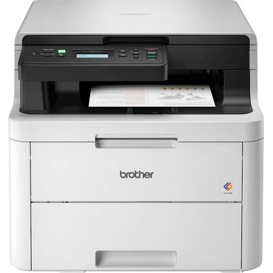 image of Brother - HL-L3290CDW Wireless Color All-In-One Laser Printer - White with sku:bb21065666-6296010-bestbuy-brother