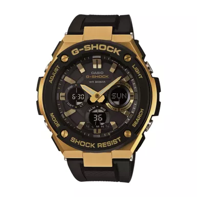 G-Shock - G-Shock G-Steel Solar Watch Black/Gold