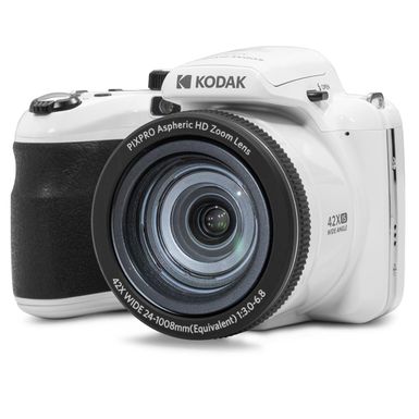 image of KODAK PIXPRO Astro Zoom AZ425 Digital Camera, White with sku:ikkaz425wh-adorama
