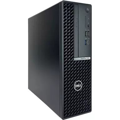 image of Dell Optiplex 5080 Desktop Computer, Intel i7-10700 (3.4), 16GB DDR4 RAM, 500GB SSD Solid State, Windows 11 Professional (Refurbished) with sku:btg-10000220pim-btg