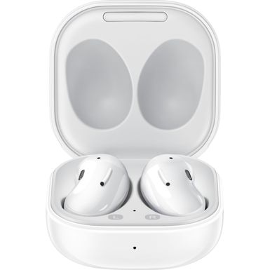 image of Samsung - Galaxy Buds Live True Wireless Earbud Headphones - White with sku:bb21614145-6422917-bestbuy-samsung