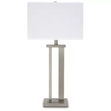 Silver Finish Aniela Metal Table Lamp (2/CN)