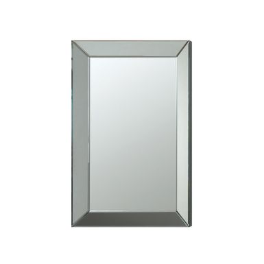 image of Rectangular Beveled Wall Mirror Silver with sku:901783-coaster