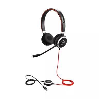 image of Jabra Evolve 40 UC Stereo Wired Headset with Microphone (Retail Packaging) - SME with sku:jab100559102-adorama