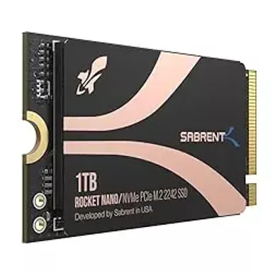 image of SABRENT Rocket 1TB 2242 DRAM-Less M.2 PCIe Gen 4 NVMe SSD (SB-2142-1TB) with sku:b0d3fmcprg-amazon