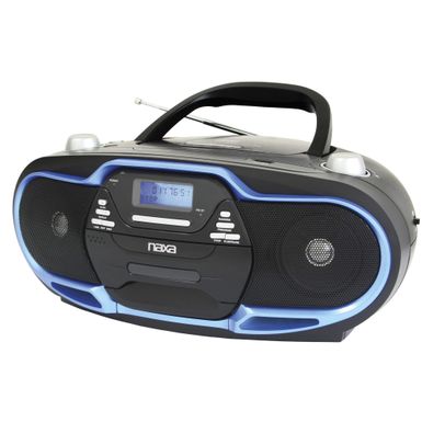image of Naxa Portable MP3/CD Player, AM/FM Stereo Radio & USB Input with sku:npb257-electronicexpress