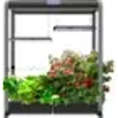 AeroGarden - Farm 24XL with Salad Bar Seed Pod Kit - Hydroponic Indoor Garden - Black