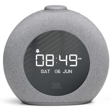 image of JBL Grey Horizon 2 Bluetooth Clock Radio Speaker With FM with sku:jblhorizon2gryam-jblhorizon2gryam-abt