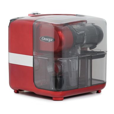 image of Omega - Cold Press 365® Masticating Slow Juicer with OnBoard Storage, Red - Red with sku:bb21981717-6504109-bestbuy-omega