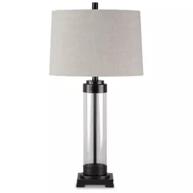 Clear/Bronze Finish Talar Glass Table Lamp (1/CN)