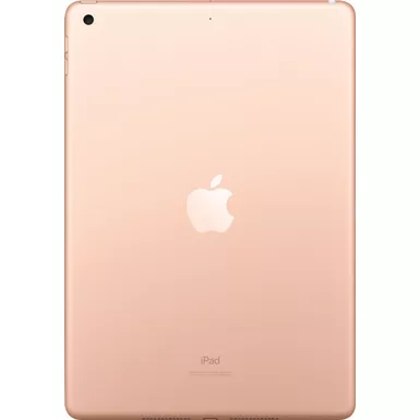 Apple - Geek Squad Certified Refurbished 10.2-Inch iPad - (7th Generation) with Wi-Fi - 32GB - Gold