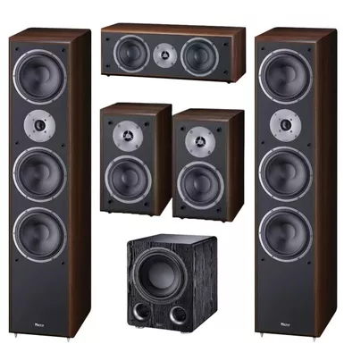 image of Magnat Magnat Monitor Supreme 1002 Home Theater System 2x Monitor Supreme Dual 3-Way Floorstanding Speakers, Center 2-Way Speaker, Pair Two-Way Shelf Speakers, Magnat Alpha 12" Powered Subwoofer with sku:mad14481031k-adorama