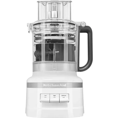 image of KitchenAid 13-Cup Food Processor with Work Bowl in White with sku:kfp1318wh-almo