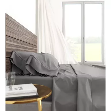 FlexSleep Bamboo Cotton Grey Sheets Full