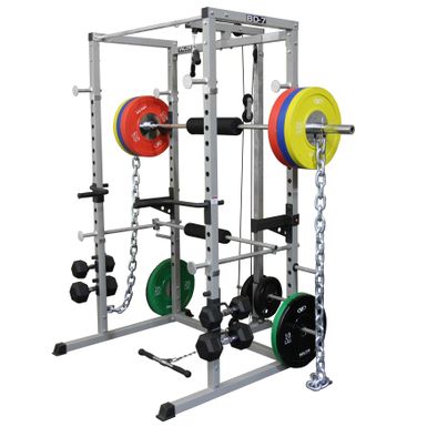 Valor Fitness BD-7 Power Rack Exercise System with Lat Pull