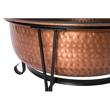 image of Fire Sense - Palermo Wood Burning Copper Fire Pit - Copper with sku:bb21649099-6436650-bestbuy-firesense