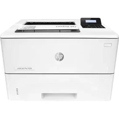 image of HP - LaserJet Pro M501dn Black-and-White Laser Printer - White with sku:bb19959669-bestbuy