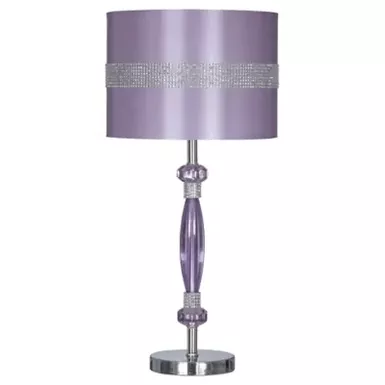 image of Purple Nyssa Metal Table Lamp (1/CN) with sku:l801524-ashley