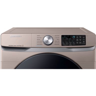 Alt View Zoom 11. Samsung - 4.5 cu. ft. Large Capacity Smart Front Load Washer with Super Speed Wash - Champagne