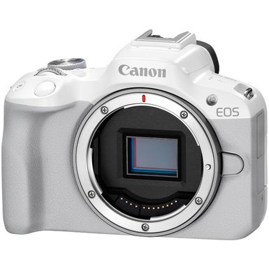 Alt View Zoom 16. Canon - EOS R50 4K Video Mirrorless Camera with RF-S 18-45mm f/4.5-6.3 IS STM Lens - White