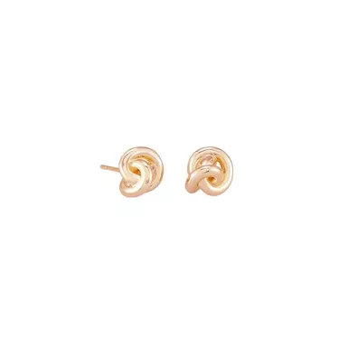 image of Kendra Scott Presleigh Rose Gold Stud Earring (Rose Gold) with sku:4217705363|rose-gold|rose-gold-corporatesignature