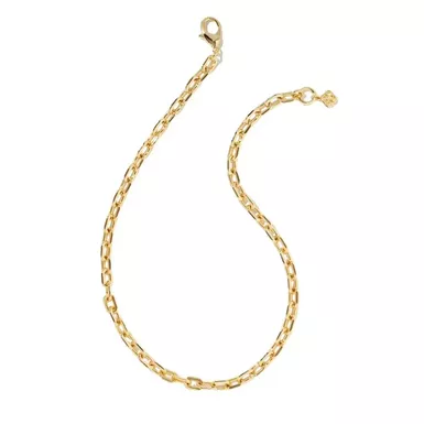 image of Kendra Scott Korinne Chain Necklace (Gold) with sku:9608802241|gold|gold-corporatesignature