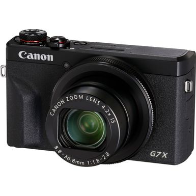 Left Zoom. Canon - PowerShot G7 X Mark III 20.1-Megapixel Digital Camera - Black