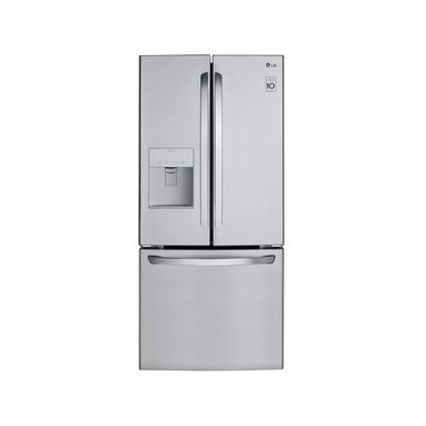 image of LG 21.8-cu.ft. 3-door French Door Refrigerator/Freezer with sku:oeknomxl6e774bhrffyxnqstd8mu7mbs-overstock