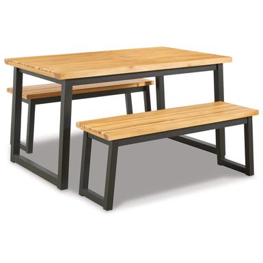 image of Town Wood Dining Table Set (3/CN) with sku:p220-115-ashley