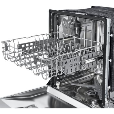 Alt View Zoom 17. LG - 24" Front Control Built-In Stainless Steel Tub Dishwasher with QuadWash and 50 dba - Stainless steel