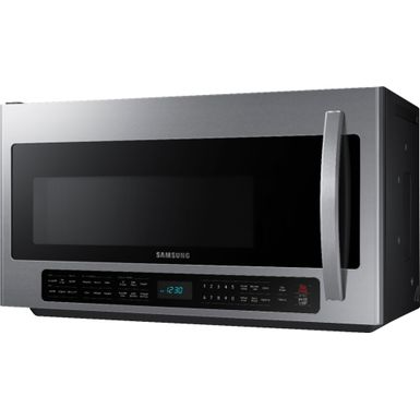 Left Zoom. Samsung - 2.1 Cu. Ft. Over-the-Range Microwave with Sensor Cook - Stainless steel