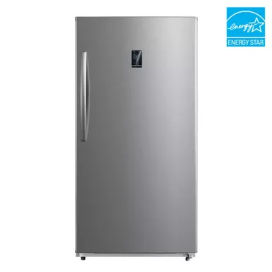 image of Element 17 Cu. Ft. Stainless Steel Convertible Upright Freezer with sku:euf17cecs-electronicexpress