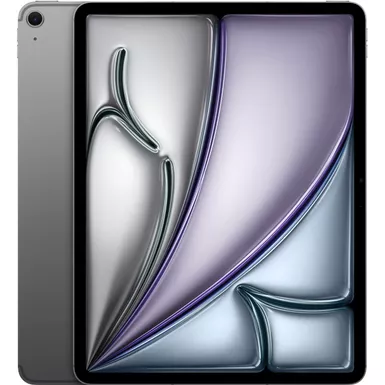 image of Apple - 13-inch iPad Air M2 chip Wi-Fi + Cellular 128GB - Space Gray (Unlocked) with sku:bb22092666-bestbuy