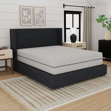 image of Flex Sleep 14" Plush Gel Infused King Memory Foam Mattress/ Bed-in-a-Box with sku:810053691946-sby