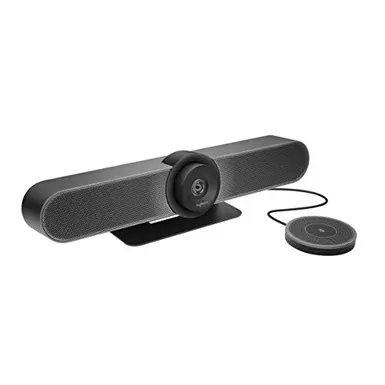image of Logitech MeetUp and Expansion Mic HD Video and Audio Conferencing System for Small Meeting Rooms - Black with sku:b072q88nzc-amazon