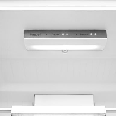 Alt View Zoom 12. Insignia™ - 18 Cu. Ft. Top-Freezer Refrigerator - Stainless steel