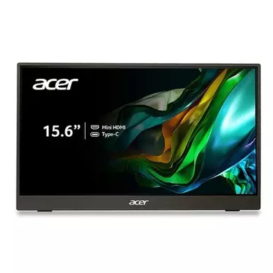 image of Acer - PM161Q Bbmiuux 15.6" IPS FHD AMD FreeSync Portable Monitor (2 x USB 3.1 Type-C Ports, 1 x Mini HDMI) - Black with sku:bb22283193-bestbuy