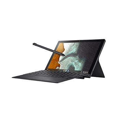 image of ASUS Chromebook Detachable CM3 10.5" WUXGA 2-In-1 Touchscreen Notebook Computer, MediaTek 8183 2.0GHz, 4GB RAM, 64GB eMMC, Chrome OS, Mineral Gray with sku:b094k28536-asu-amz