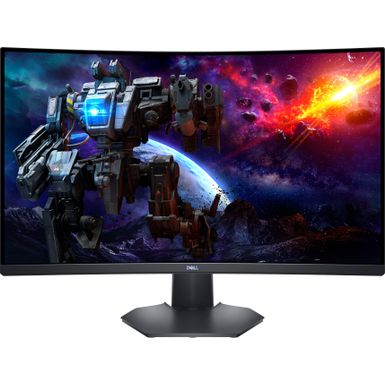 image of Dell - S3222DGM 32" LED Curved QHD FreeSync Gaming Monitor (DisplayPort, HDMI) - Black with sku:bb21810365-6473700-bestbuy-dell