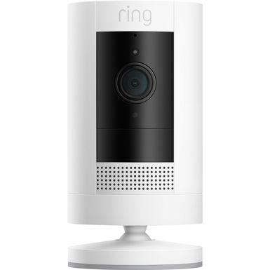 image of Ring - Stick Up Indoor/Outdoor Wire Free 1080p Security Camera - White with sku:bb21321021-6375744-bestbuy-ring