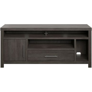 image of Insignia™ - Gaming TV Stand for Most TVs Up to 65" - Gray with sku:bb21725171-6455594-bestbuy-insignia